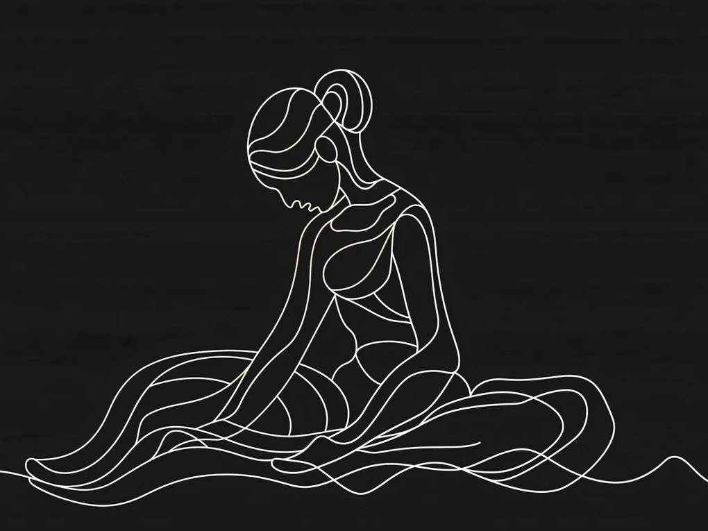 Poszter 100x75cm Ülő pozíció