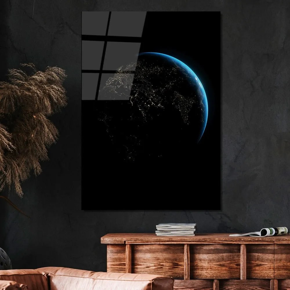 Üveg kép 70x100 cm Earth – Wallity