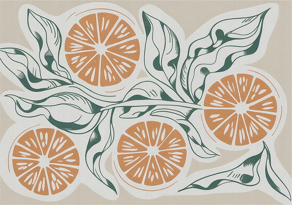 Flizelin tapéta Divatos 3D fali ragasztó Gyümölcsös minták 312x219 Ragasztó