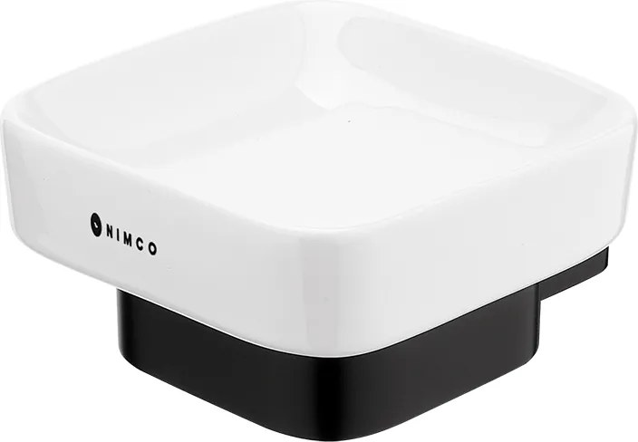 Nimco Kibo Black fali kerámia szappantartó, fekete fém Ki-14059K-90_