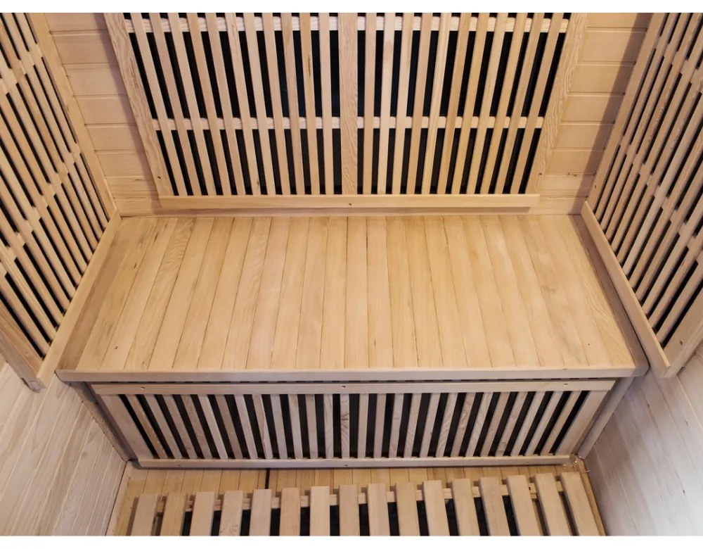 Sauna DeLuxe 4004 Carbon, világosbarna