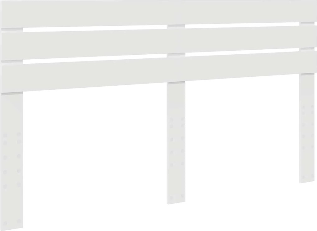 vidaXL Fejtámla Fehér 200 cm Faanyag