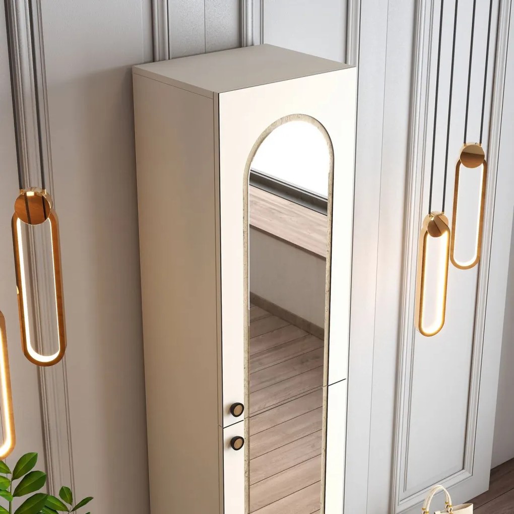 Palermo előszobafal, krém-travertin, 45 cm – TR845HCT4239