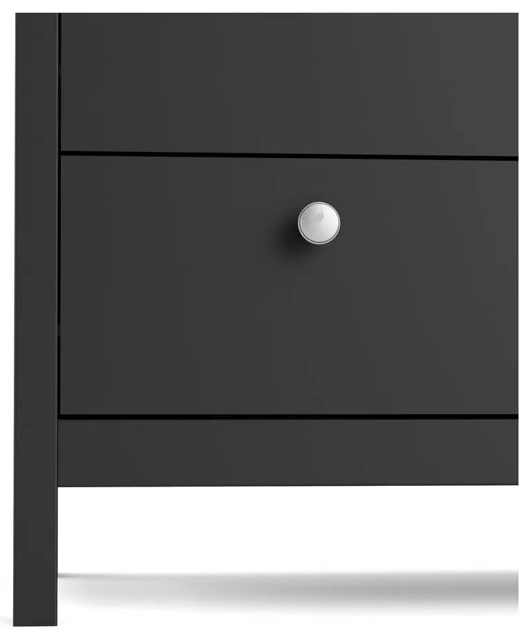 Fekete magas komód 82x99 cm Madrid – Tvilum
