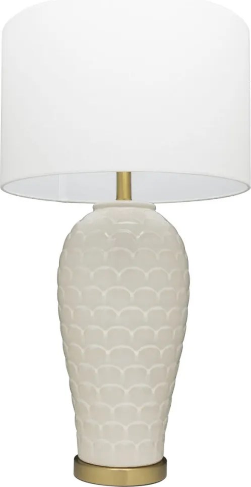 Cosmolight MURCIA T01033BR-WH Asztali lámpa 1x40W/E27 IP20