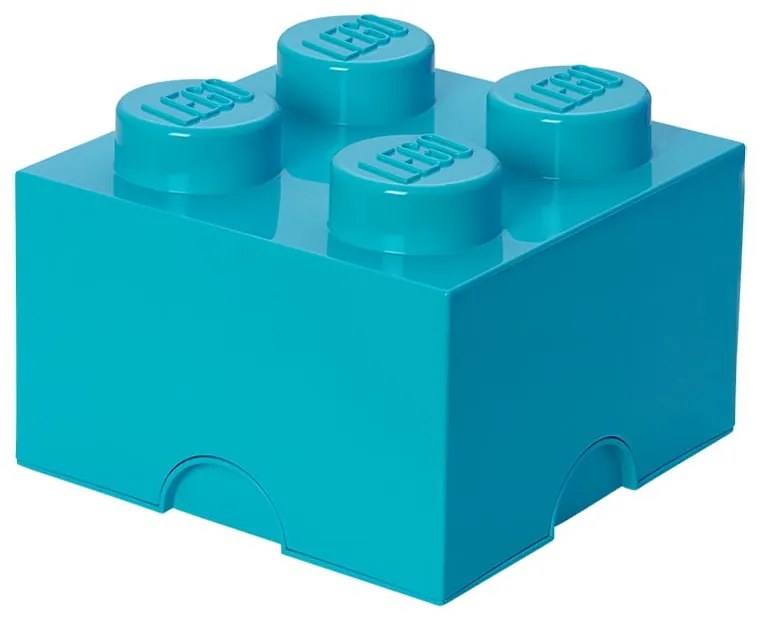 Azúrkék négyszögletes tárolódoboz - LEGO®
