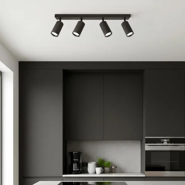 Brilagi - LED RGBW fényerőszabályozható spotlámpa SELE MODERN 4xGU10/4,8W/230V fekete