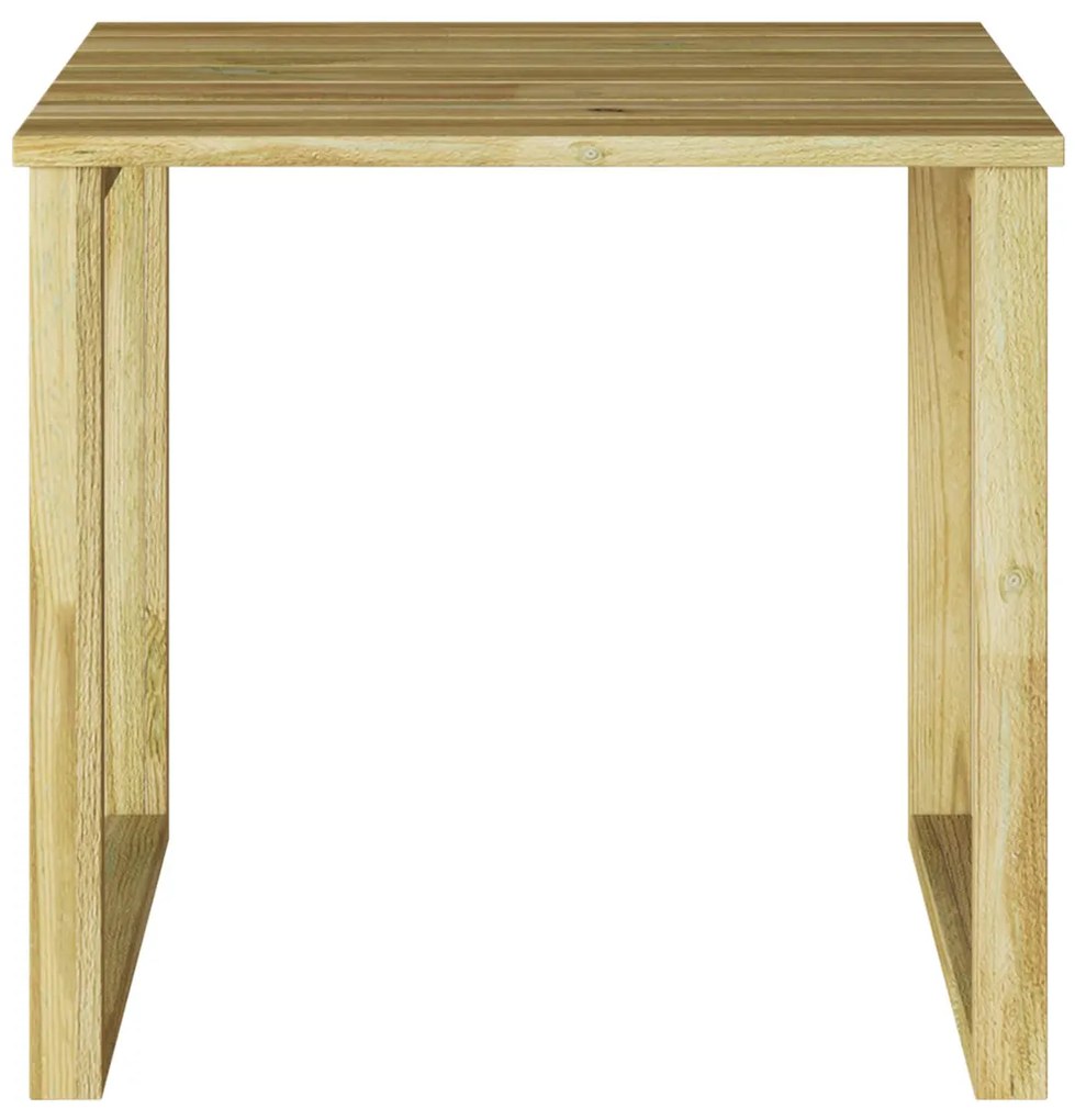 Napágyasztal 50.5x50.5x46 cm Impregnált fenyőfa