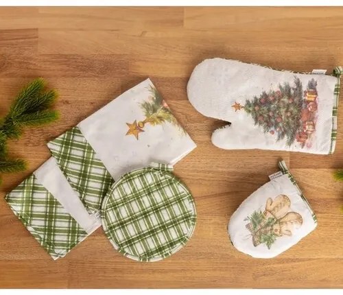 Altom Christmas Tree konyhai alátét átmérő 18 cm