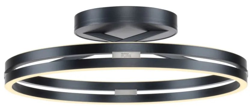 ZUMA LINE 6552-15 PURE LOOP Kerek Mennyezeti Lámpa Szürke LED IP20