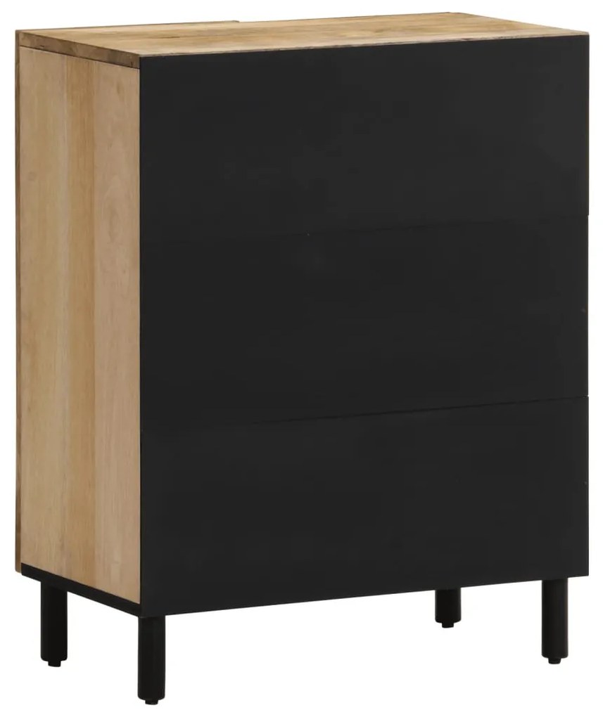 tömör mangófa tálalószekrény 60 x 33 x 75 cm