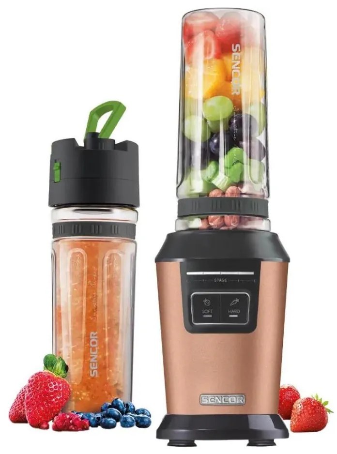 Sencor - Smoothie turmixgép tartozékokkal 800W/230V rézszínű