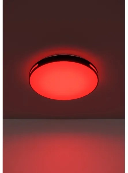 Eglo 300687-LED RGBW Dimmelhető mennyezeti lámpa MONTEGRANARO-Z LED/18,5W/230V fekete + távirányító
