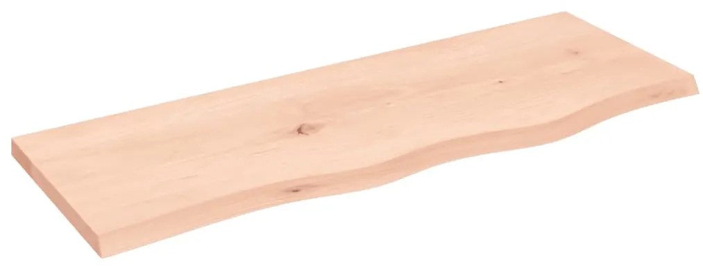 kezeletlen tömör fa fürdőszobai pult 80x30x2 cm