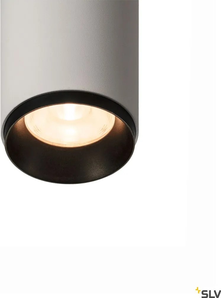 SLV 1004414 NUMINOS Hengeres Mennyezeti Lámpa Fehér, Fekete LED IP20