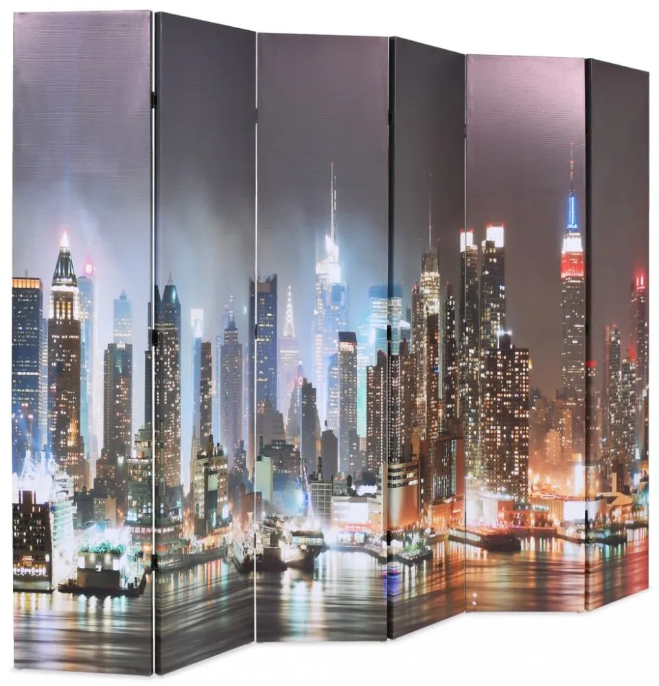 éjszakai New York mintás paraván 228 x 170 cm