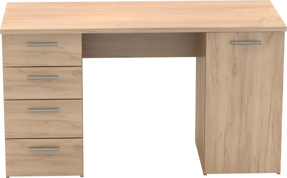 Íróasztal, artisan tölgy, EUSTACH