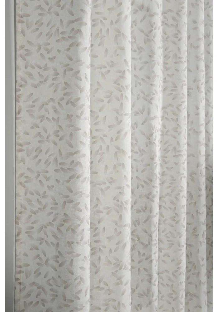 Fehér fényáteresztő függöny 135x245 cm Zen Silence – Gardinia