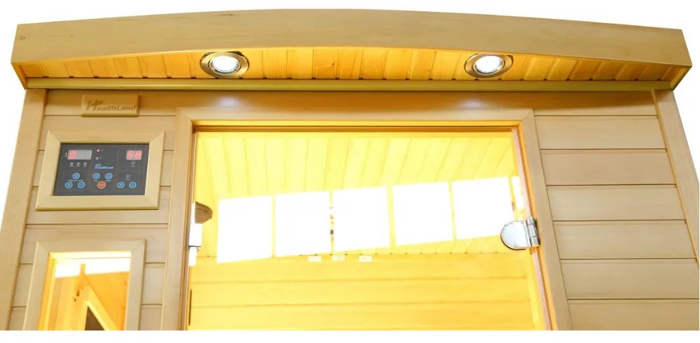 Sauna DeLuxe 2220 CB / CR, világosbarna