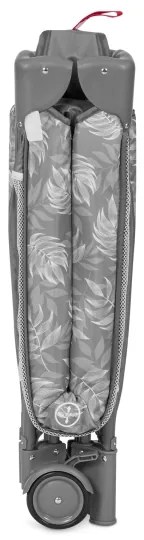 Lionelo - Utazóágy FLOWER Grey Stone