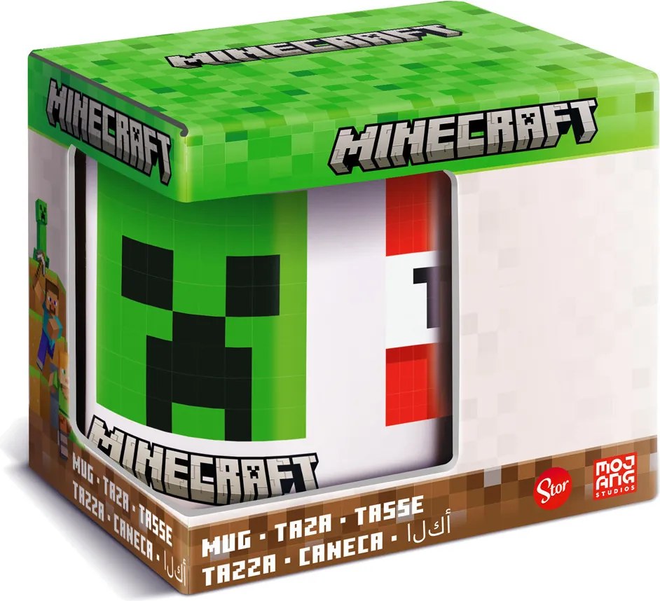 Minecraft Adaptation porcelán bögre 325 ml (11 oz) Díszdobozban