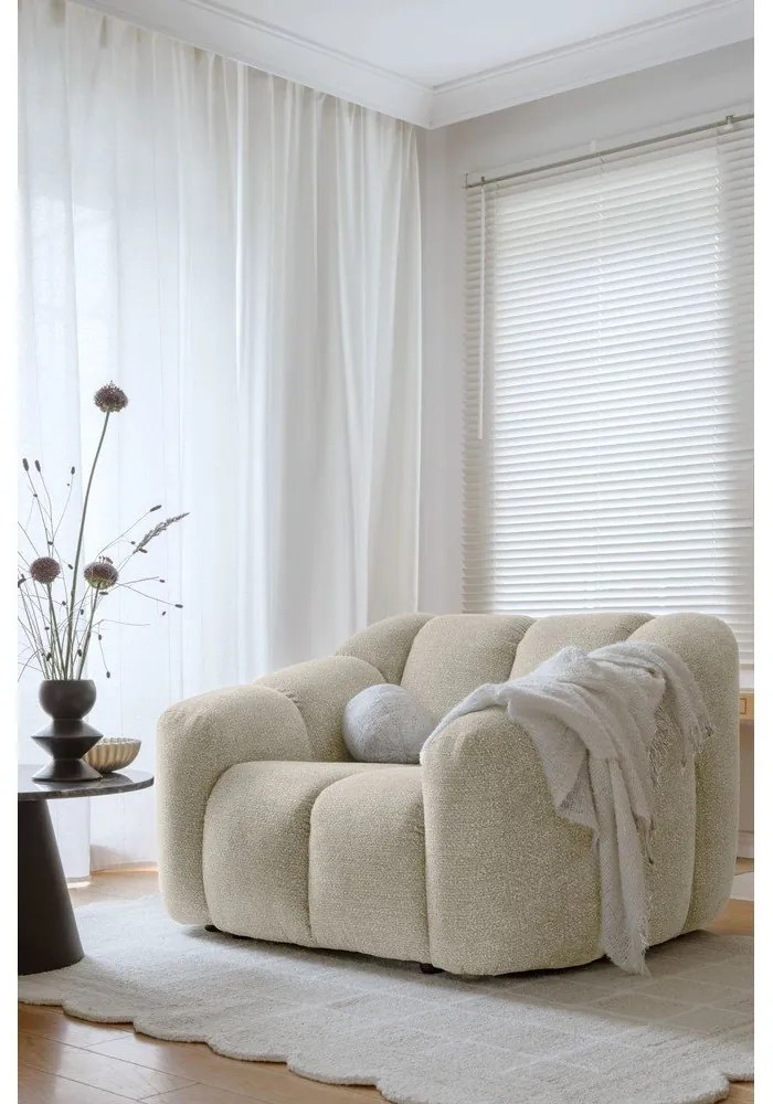 Bézs fotel Shell – Miuform