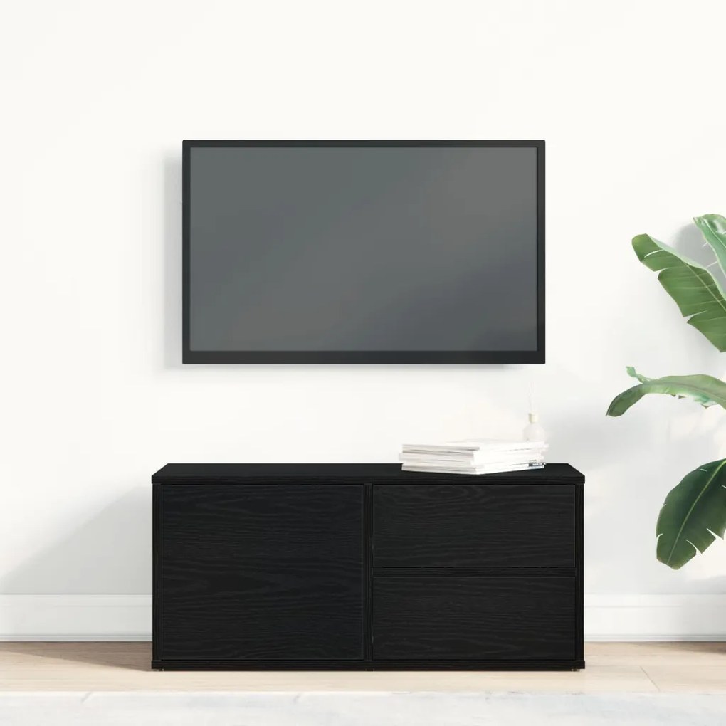 TV Szekrény Hagyományos tölgy 80x34x35,5 cm Műanyag