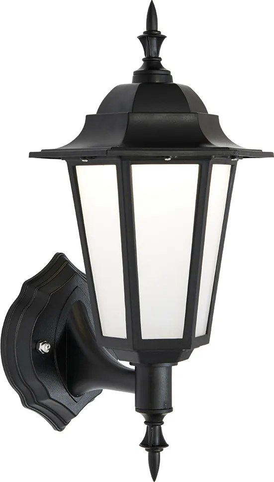 ENDON 78617 EVESHAM Klasszikus Kültéri Fali Lámpa Matt Fekete LED IP44