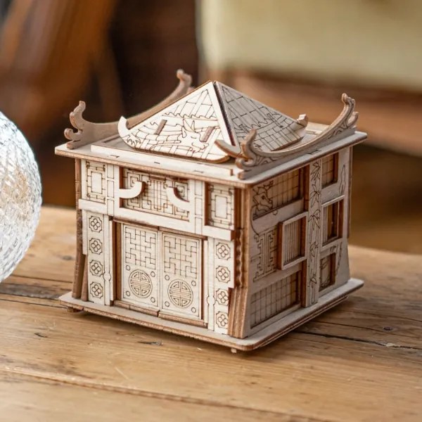 EscapeWelt - Fa puzzle Sárkányház