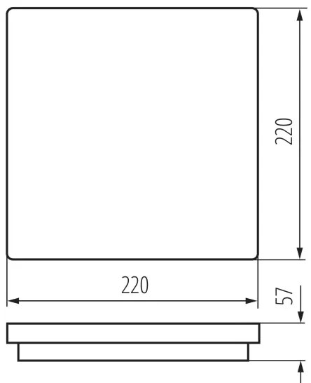 Kanlux 38775 - LED Kültéri lámpa érzékelővel BENO 12/18W/230V 3000/3500/4000K IP65 fehér