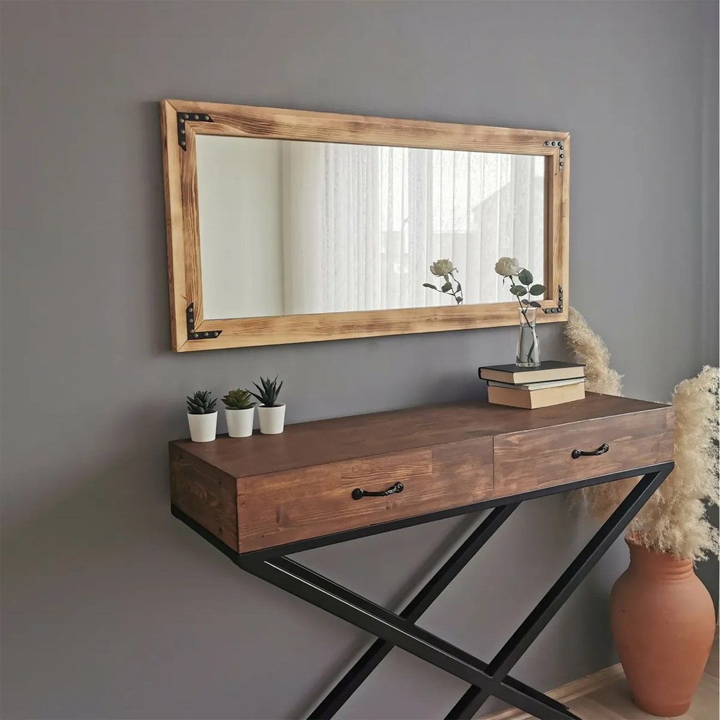 Walnut tükör 50 x 110 cm