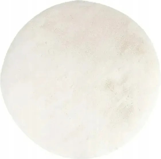 Happy Shaggy szőnyeg, ø 160 cm, elefántcsont, 100% poliészter