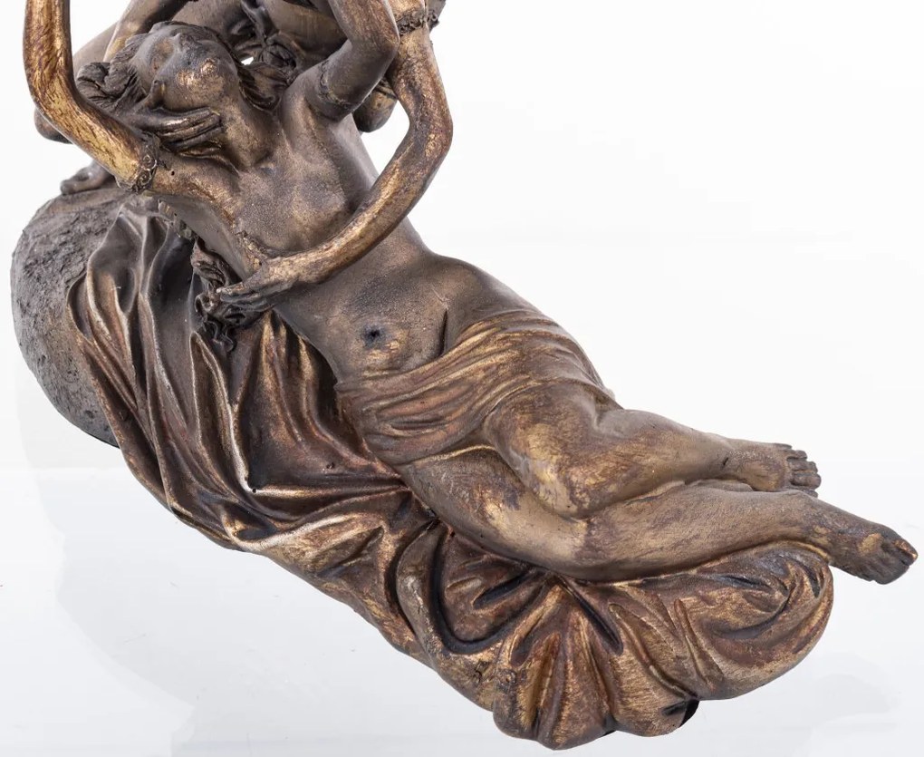 Dekorfigura Arany, Barna 28x28x16cm