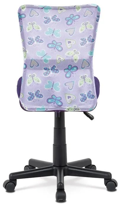 Gyerek Forgószék, Magasságállítás, Lila Hálós. KA-2325 PUR