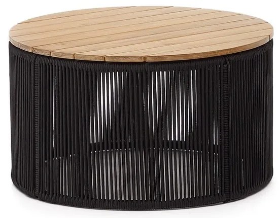 Kerek kerti dohányzóasztal akácfa asztallappal ø 70 cm Dandara – Kave Home