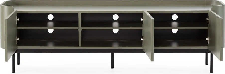 Zöld TV-állvány 180x55x40 cm Willa – MOME