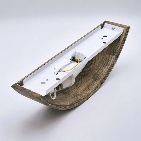 Brilagi - LED fali lámpa CARVALHO 1xE27/60W/230V tölgy-dió