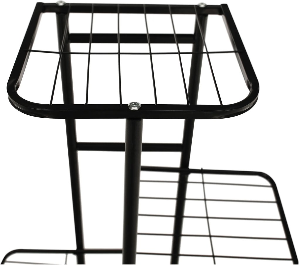 Fém állvány a virágokra, sötétszürke, BAMIR TYP 1