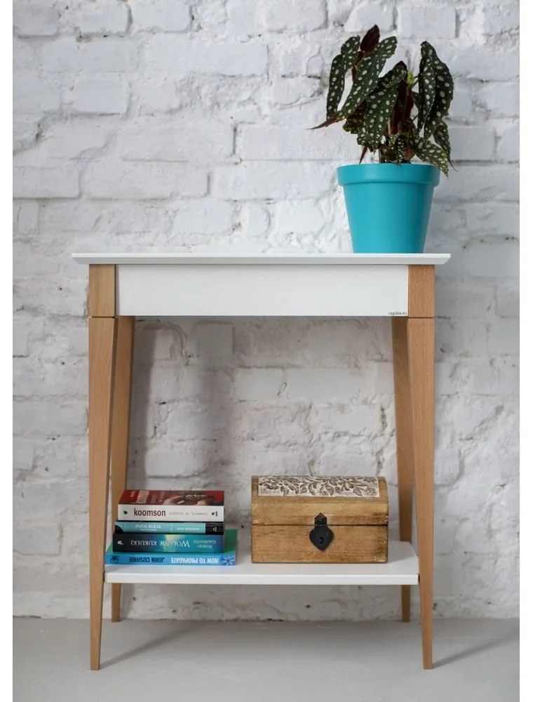 Mimo fehér konzolasztal, szélesség 65 cm - Ragaba