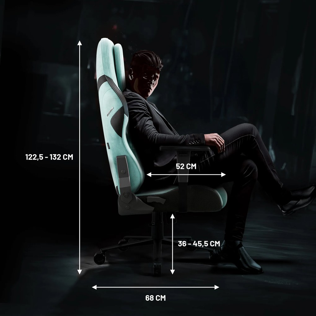 Gamer szék Normal Size, menta-fekete: Diablo X-One Prime Mystic Mint