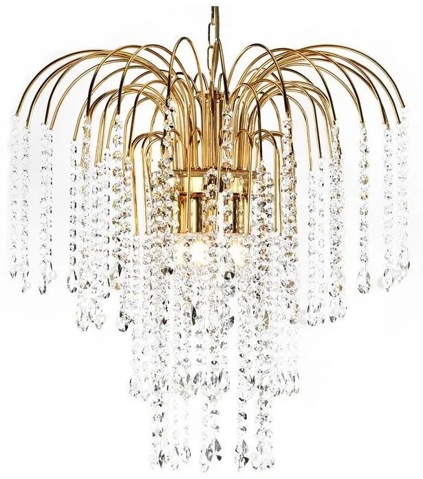 ONLI - Csillár láncon PIOGGIA 5xE14/6W/230V arany