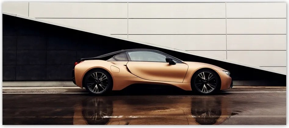 Fotótapéta flizelina 211x91 Arany Bmw Autó