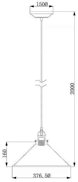 Elstead PV-SP-AB - Csillár zsinóron PROVENCE 1xE27/60W/230V arany
