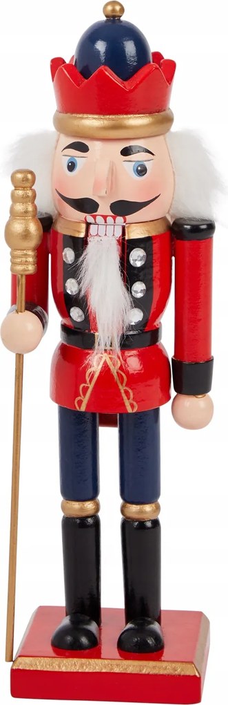 Diótörő Király Lándzsával 25 CM Dekoratív Karácsonyi Ajándék XL