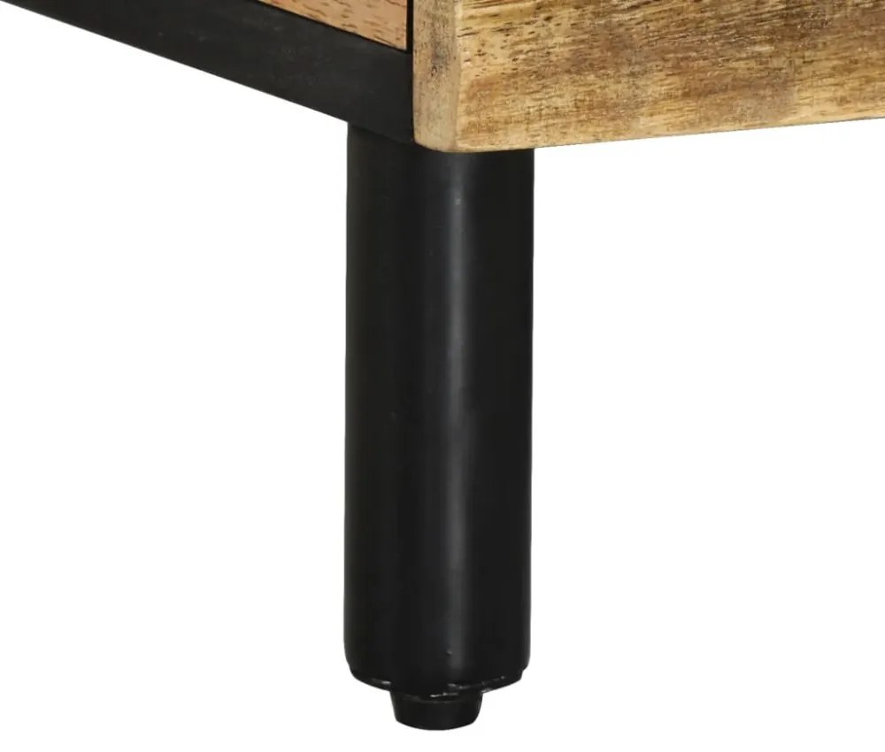 tömör mangófa dohányzóasztal 80 x 50 x 40 cm