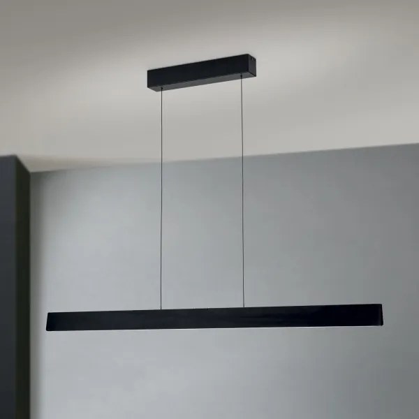 Orion HL 6-1716/120 - TARA LED/44W/230V fekete, LED dimmelhető függeszték