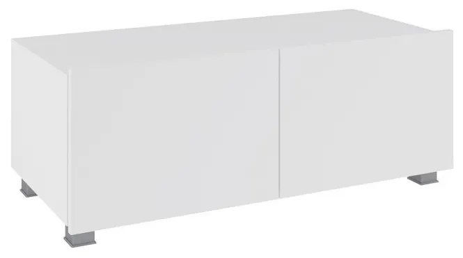 TV szekrény Brenali 100 BR03 (fehér + fényes fehér). 1058282