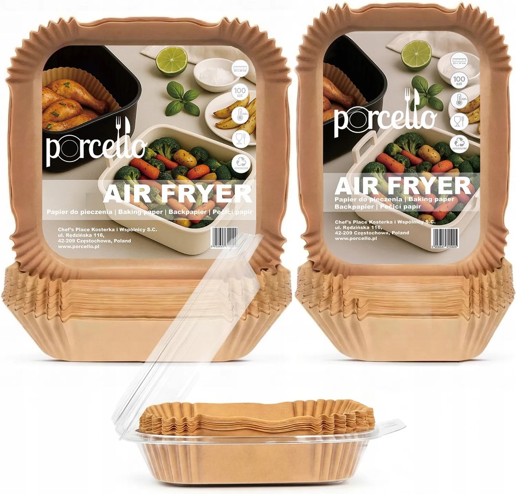 Air Fryer papír olajsütőhöz Dual Basket Philip 3000 500