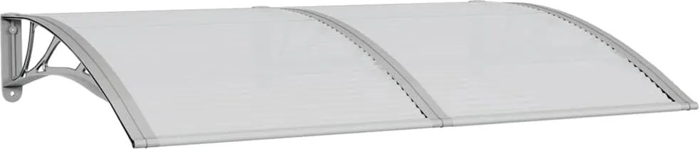 vidaXL szürke polikarbonát ajtóelőtető 150 x 100 cm