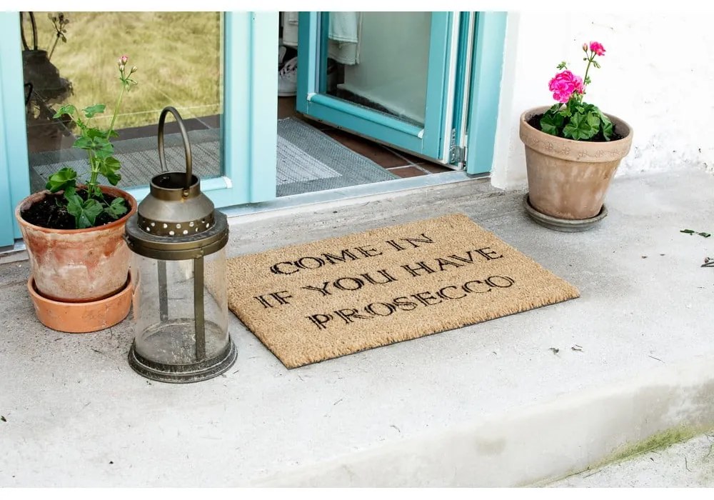 Prosecco természetes kókuszrost lábtörlő, 40 x 60 cm - Artsy Doormats